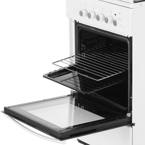 Купить Комбинированная плита Flama L FK 1412 белый  5305303. Характеристики, отзывы и цены в Донецке