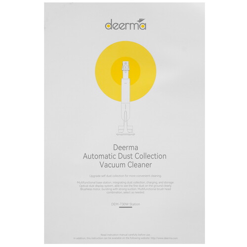 Купить Пылесос  вертикальный  Deerma DEM-T30W Station  черный  9208776. Характеристики, отзывы и цены в Донецке