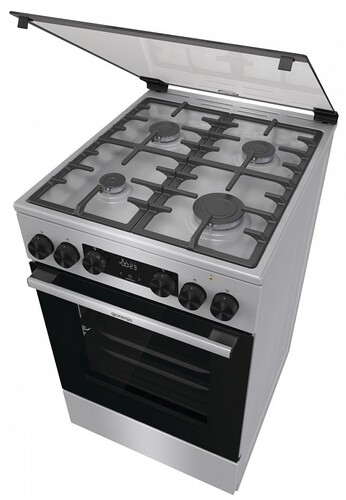 Купить Комбинированная плита Gorenje MEKS5142X серый  9281368. Характеристики, отзывы и цены в Донецке