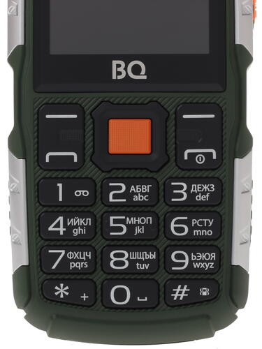 Купить Сотовый телефон BQ 2430 Tank Power зеленый/серебристый  1218364. Характеристики, отзывы и цены в Донецке