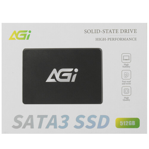 Купить 512 ГБ 2.5" SATA накопитель AGI AI178  5412850. Характеристики, отзывы и цены в Донецке
