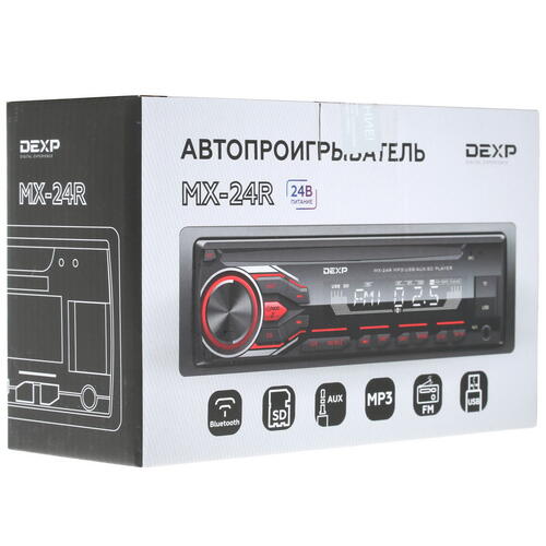 Купить Автопроигрыватель DEXP MX-24R  1373412. Характеристики, отзывы и цены в Донецке