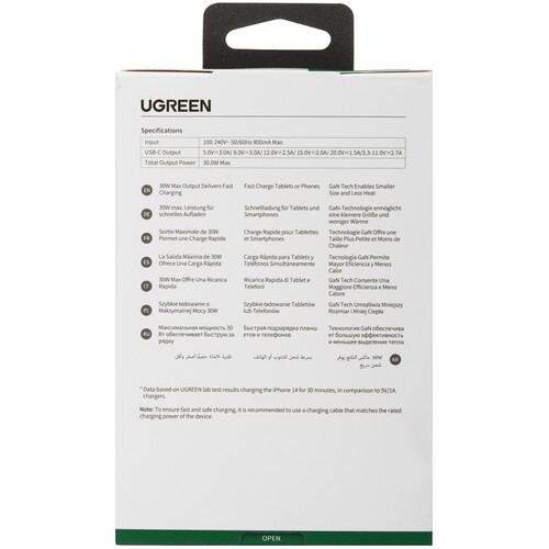 Купить Сетевое зарядное устройство Ugreen CD319 серый  5470668. Характеристики, отзывы и цены в Донецке