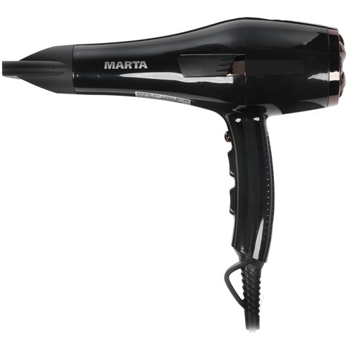 Купить Фен MARTA MT-1498 черный/коричневый  8158560. Характеристики, отзывы и цены в Донецке