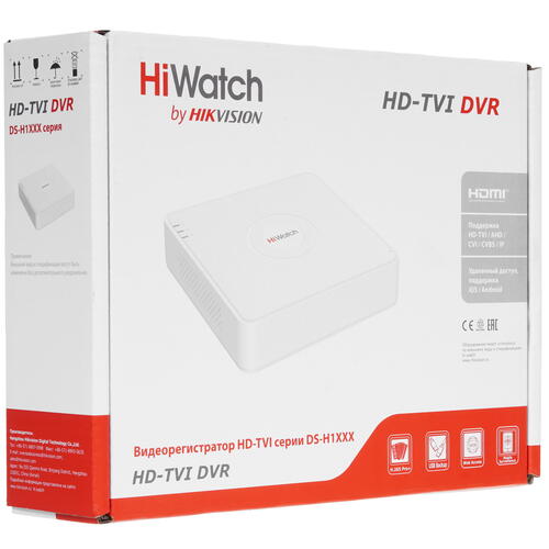 Купить Регистратор для видеонаблюдения HiWatch DS-H104GA  5403933. Характеристики, отзывы и цены в Донецке