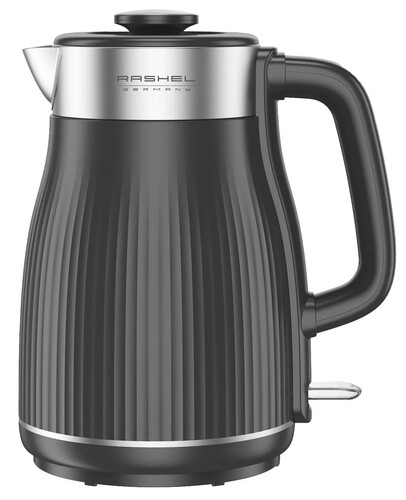 Купить Электрочайник Rashel R-430-18 черный  9301527. Характеристики, отзывы и цены в Донецке