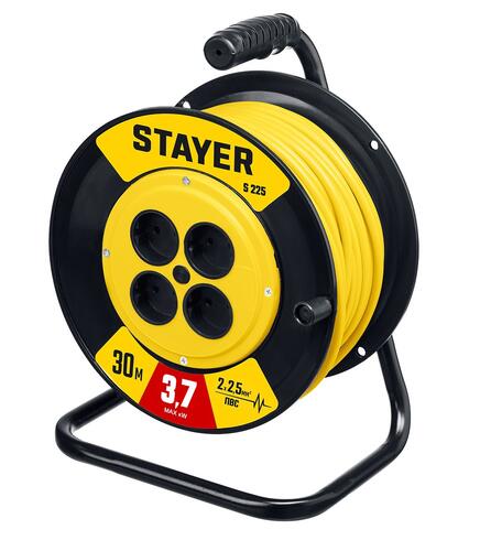 Купить Удлинитель силовой Stayer S-225 желтый  9114786. Характеристики, отзывы и цены в Донецке