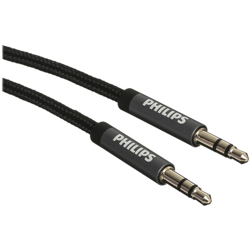 Купить Кабель   Philips jack 3.5 мм - jack 3.5 мм серый  5604557. Характеристики, отзывы и цены в Донецке