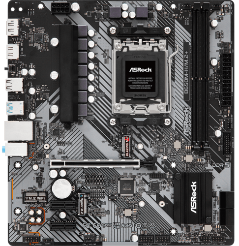 Купить Материнская плата ASRock B650M-H/M.2+  5454933. Характеристики, отзывы и цены в Донецке