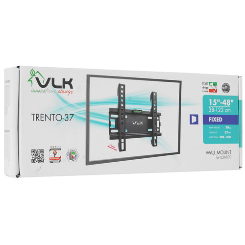 Купить Кронштейн для ТВ VLK TRENTO-37 черный  4827783. Характеристики, отзывы и цены в Донецке