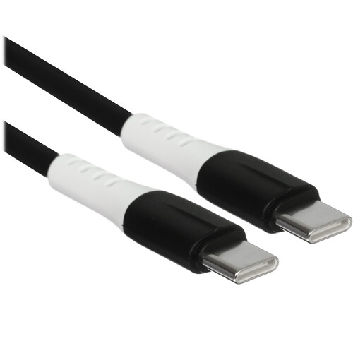 Купить Кабель круглый Hoco USB Type-C - USB Type-C черный 1 м  5635383. Характеристики, отзывы и цены в Донецке