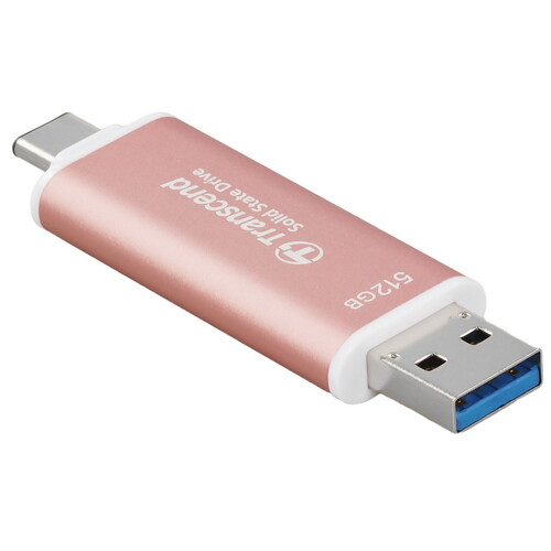 Купить 512 ГБ Внешний SSD Transcend ESD310P [TS512GESD310P]  5452701. Характеристики, отзывы и цены в Донецке