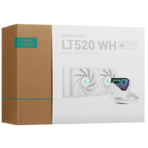 Купить Система охлаждения DEEPCOOL LT520 WH  белая  5411357. Характеристики, отзывы и цены в Донецке