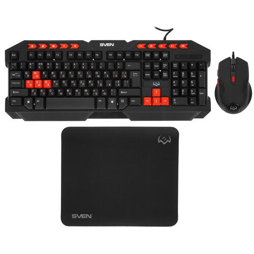 Купить Игровой набор Sven GS-9200 черный  5077865. Характеристики, отзывы и цены в Донецке
