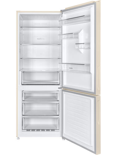 Купить Холодильник с морозильником  MAUNFELD MFF1857NFBG бежевый  5310108. Характеристики, отзывы и цены в Донецке