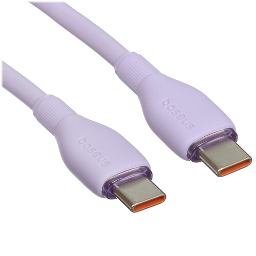 Купить Кабель круглый Baseus USB Type-C - USB Type-C фиолетовый 2 м  5495758. Характеристики, отзывы и цены в Донецке