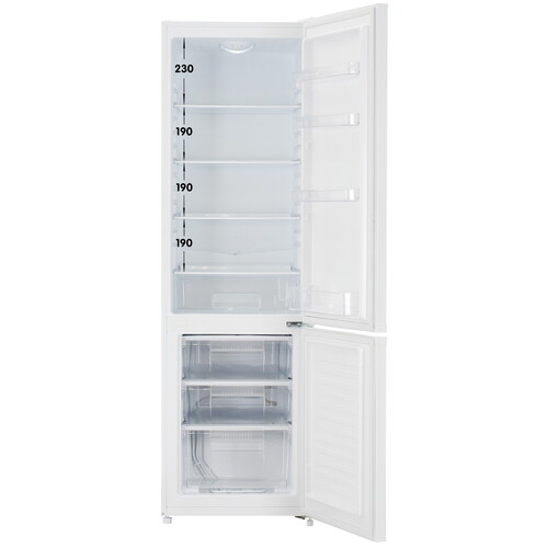 Купить Холодильник с морозильником   DEXP B2-26AMG белый  9237828. Характеристики, отзывы и цены в Донецке