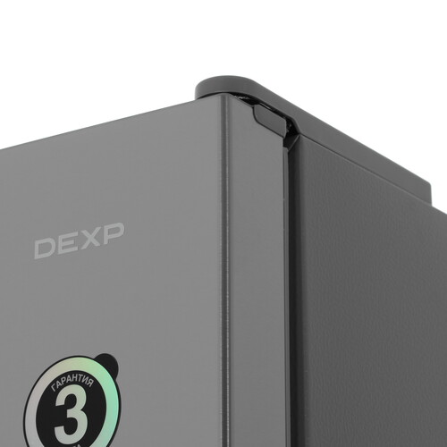 Купить Холодильник с морозильником   DEXP B4-34AMA серебристый  9263058. Характеристики, отзывы и цены в Донецке