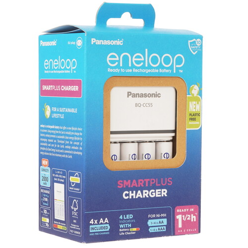 Купить Зарядное устройство Panasonic Eneloop Smart-Quick Charger  5446621. Характеристики, отзывы и цены в Донецке