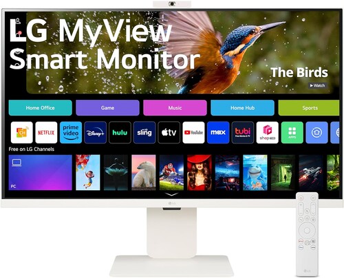 Купить 31.5" Монитор LG MyView 32SR85U-W белый  5452854. Характеристики, отзывы и цены в Донецке