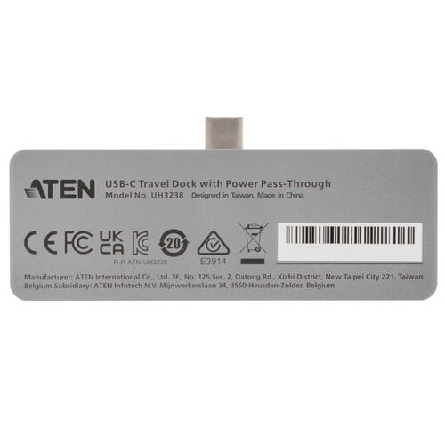 Купить Док-станция Aten UH3238-AT черный  5006339. Характеристики, отзывы и цены в Донецке