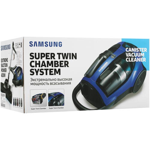 Купить Пылесос Samsung SC8836 синий  1098445. Характеристики, отзывы и цены в Донецке