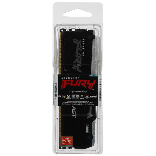 Купить Оперативная память Kingston FURY Beast Black AMD RGB [KF556C36BBEA-8] 8 ГБ  5092077. Характеристики, отзывы и цены в Донецке