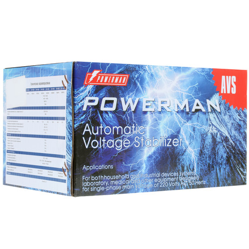 Купить Стабилизатор напряжения Powerman AVS 1000D  1110305. Характеристики, отзывы и цены в Донецке