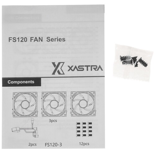 Купить Реверсный вентилятор XASTRA FS120B ARGB reverse  5615583. Характеристики, отзывы и цены в Донецке