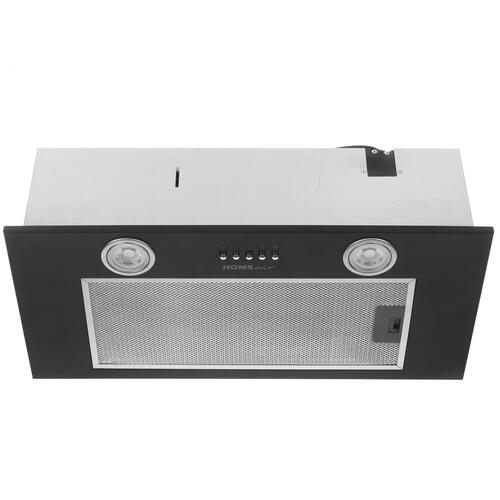 Купить Вытяжка полновстраиваемая HOMSair CAMELIA POWER 60 черный  8160063. Характеристики, отзывы и цены в Донецке