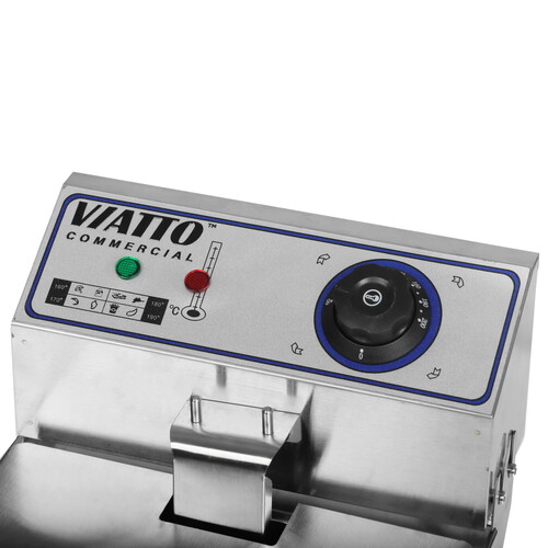 Купить Фритюрница VIATTO EF‑6L серебристый  9909638. Характеристики, отзывы и цены в Донецке