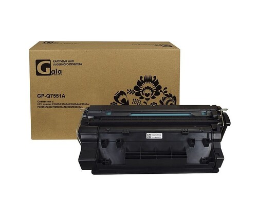 Купить Картридж лазерный GalaPrint GP-Q7551A черный  9918564. Характеристики, отзывы и цены в Донецке