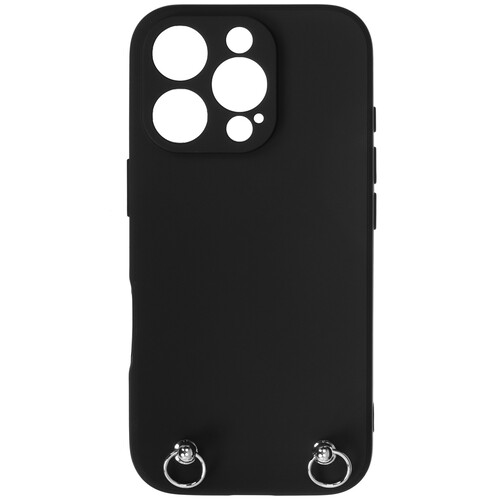 Купить Накладка  BoraSCO для Apple iPhone 16 Pro черный  5620429. Характеристики, отзывы и цены в Донецке