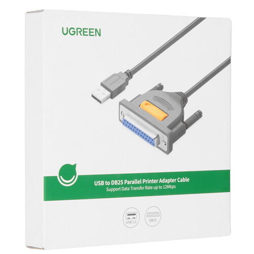 Купить Кабель Ugreen USB 3.2 Gen 1 Type-A - DB25  9155054. Характеристики, отзывы и цены в Донецке