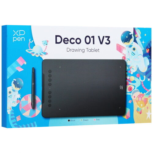 Купить Графический планшет XP-PEN Deco 01 V3  5613439. Характеристики, отзывы и цены в Донецке