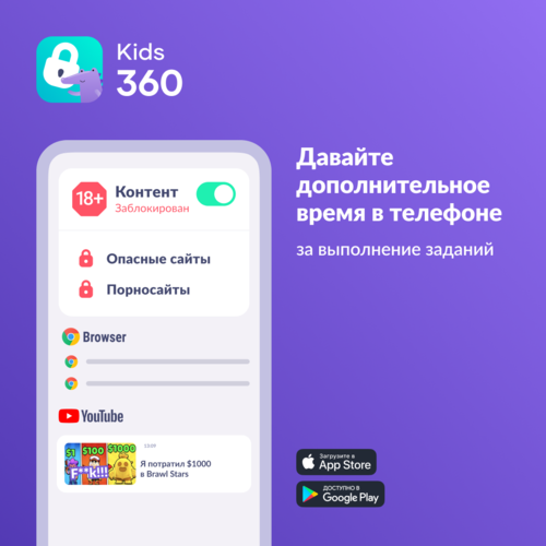 Купить Подписка на сервис Родительский контроль Kids360 - Тариф Премиум на 1 месяц  5629934. Характеристики, отзывы и цены в Донецке