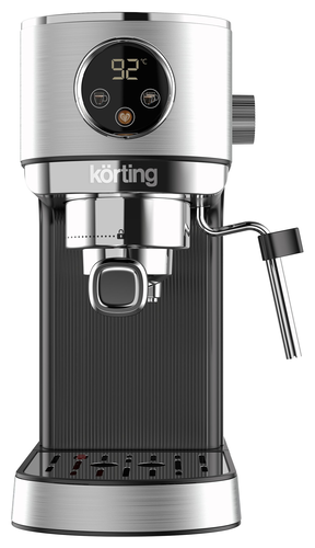 Купить Кофеварка рожковая Korting KCM 1001 EX серый  9158046. Характеристики, отзывы и цены в Донецке