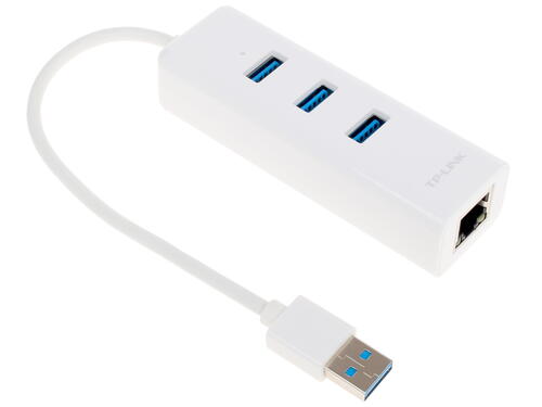 Купить Сетевая карта TP-Link UE330 + USB3.0 HUB 3-port  1107107. Характеристики, отзывы и цены в Донецке