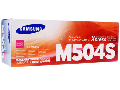 Купить Картридж лазерный Samsung CLT-M504S пурпурный, с чипом  0158353. Характеристики, отзывы и цены в Донецке