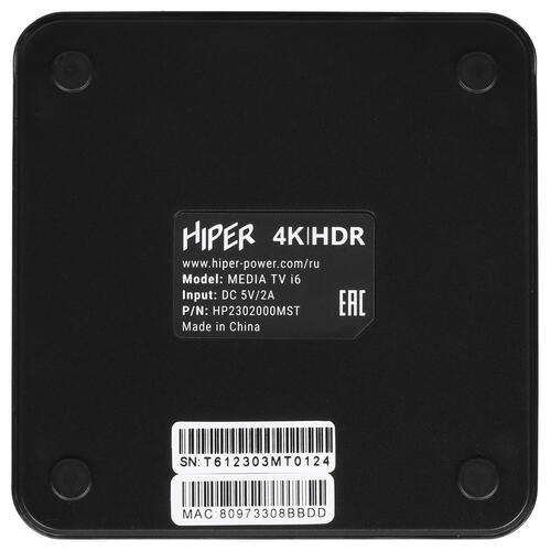 Купить Медиаплеер HIPER MEDIA TV i6  5435559. Характеристики, отзывы и цены в Донецке