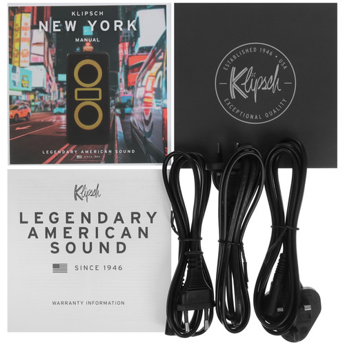 Купить Портативная аудиосистема KLIPSCH New York, черный  9329535. Характеристики, отзывы и цены в Донецке