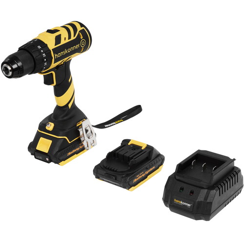 Купить Дрель-шуруповерт Hanskonner HCD1865I 1BatterySystem 18V  9127192. Характеристики, отзывы и цены в Донецке