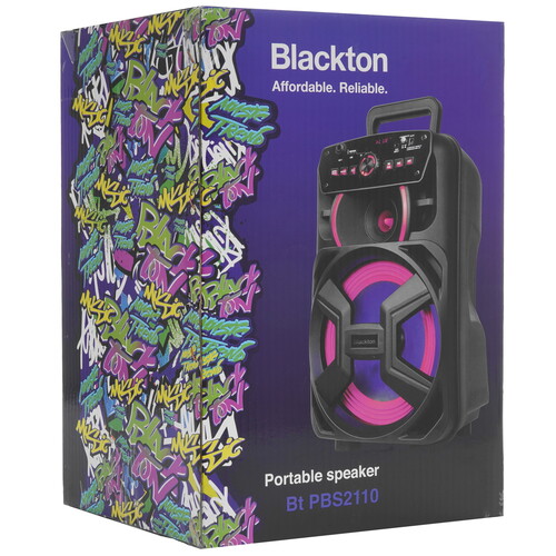 Купить Портативная аудиосистема Blackton Bt PBS2110, черный  9058192. Характеристики, отзывы и цены в Донецке
