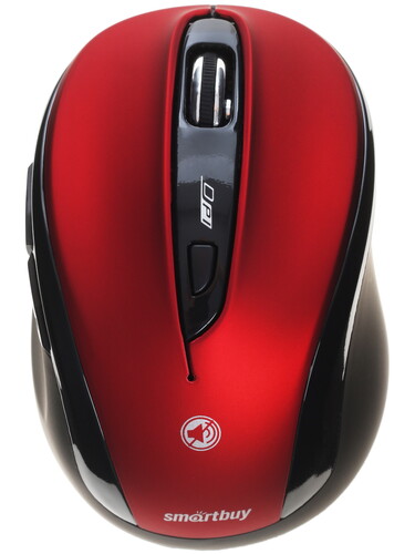 Купить Мышь беспроводная Smartbuy 612AG [SBM-612AG-RK] красный  1241367. Характеристики, отзывы и цены в Донецке