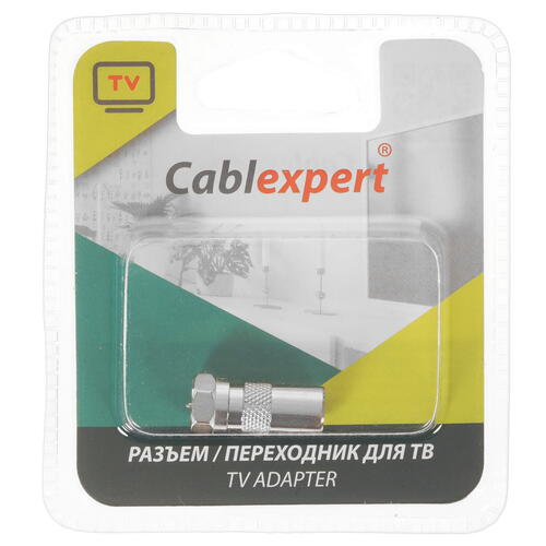 Купить Антенный переходник Cablexpert TV - F  5452588. Характеристики, отзывы и цены в Донецке