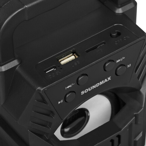 Купить Портативная аудиосистема Soundmax SM-PS5027B, черный  9063240. Характеристики, отзывы и цены в Донецке