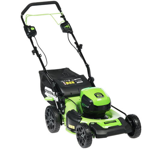 Купить Газонокосилка аккумуляторная GreenWorks GD60LM46SPK4 60V  1278449. Характеристики, отзывы и цены в Донецке