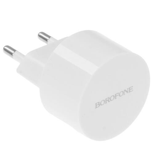 Купить Сетевое зарядное устройство Borofone BA23A Brilliant белый  5367549. Характеристики, отзывы и цены в Донецке