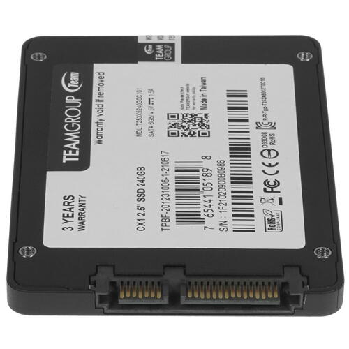 Купить 240 ГБ 2.5" SATA накопитель TEAMGROUP CX1 [T253X5240G0C101]  4738321. Характеристики, отзывы и цены в Донецке