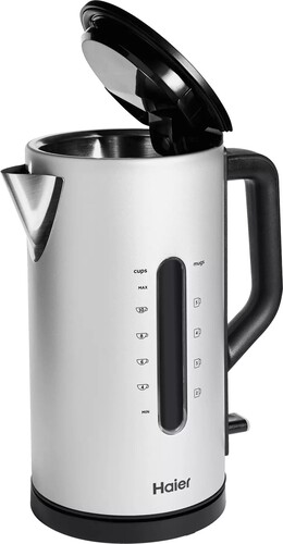 Купить Электрочайник Haier HK-601 серый  9240240. Характеристики, отзывы и цены в Донецке